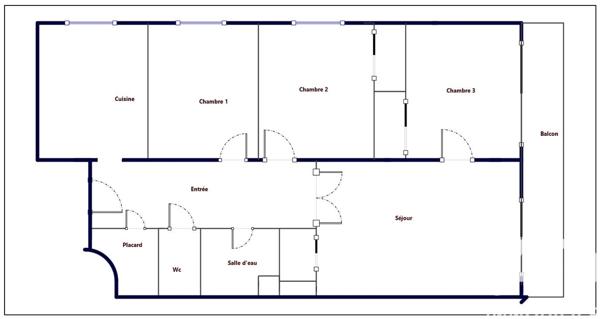 Appartement à vendre 4 pièces 76 m² Poitiers