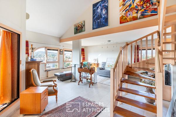 Appartement en dernier étage à moderniser