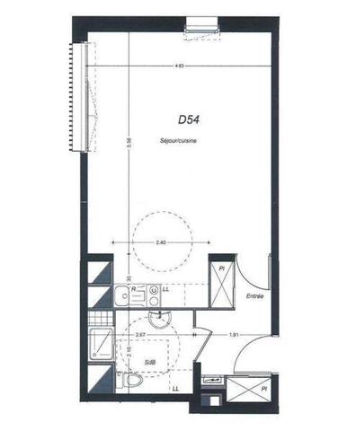 Appartement 1 pièce - 44800 Saint-Herblain -  MARCEL PAUL