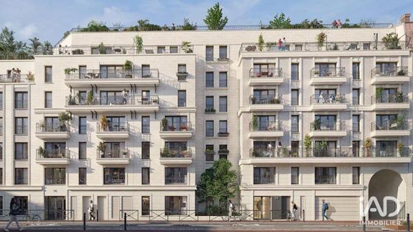 Studio à vendre 37 m² Levallois-Perret