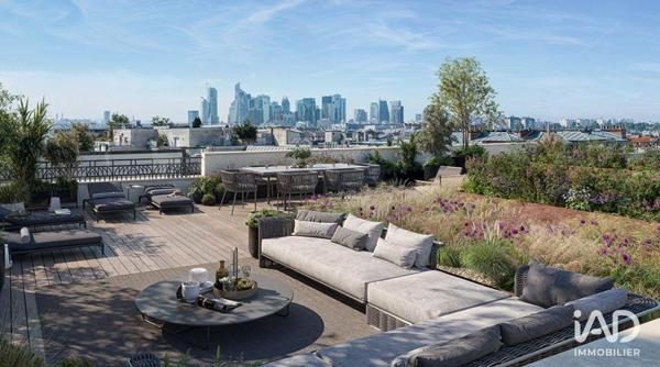 Studio à vendre 37 m² Levallois-Perret