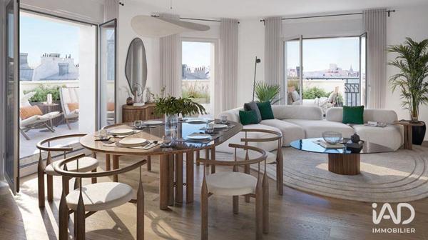 Studio à vendre 37 m² Levallois-Perret