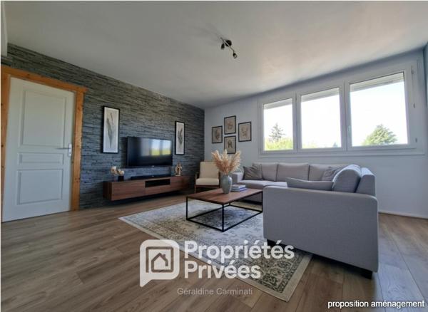 A VENDRE 37300 Joué les Tours Appartement 4 pièces 69 m2/ balcon / cave
