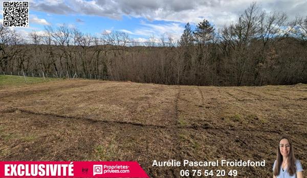 5 min Brive - Terrain CONSTRUCTIBLE poss. TOUT-A-L'EGOUT - 3150 m2 - 49 990 euros