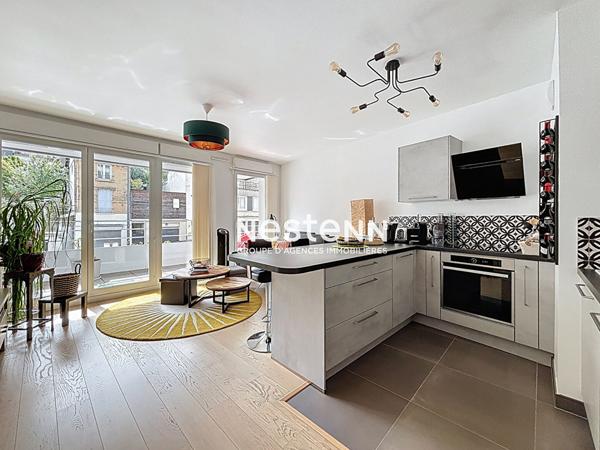 ISSY LES MOULINEAUX - Appartement traversant 4 pièces de 85,51m² avec terrasses dans un immeuble récent