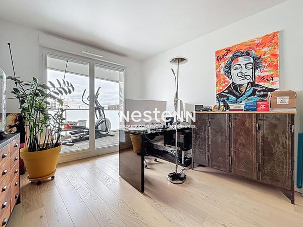 ISSY LES MOULINEAUX - Appartement traversant 4 pièces de 85,51m² avec terrasses dans un immeuble récent