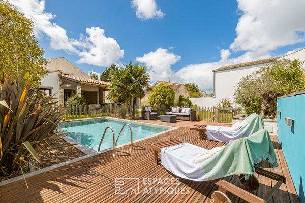 Contemporaine de caractère née d’un ancien chai avec vue contemplative