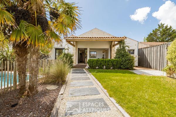 Contemporaine de caractère née d’un ancien chai avec vue contemplative