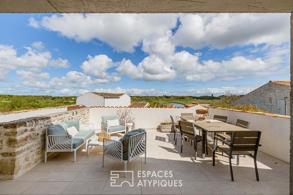 Contemporaine de caractère née d’un ancien chai avec vue contemplative