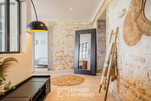 Contemporaine de caractère née d’un ancien chai avec vue contemplative