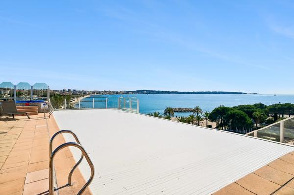 Golfe-Juan – Appartement face à la mer dans résidence de prestige
