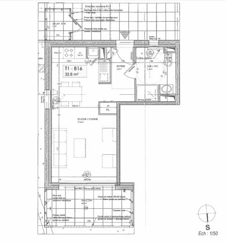 Achat appartement près de Ploërmel - 1 pièce(s) - 33 m² - 133 500 €