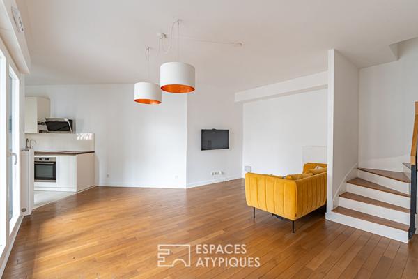 Duplex esprit maison avec loggia quartier Mairie d’Issy