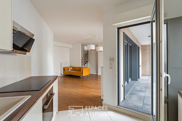 Duplex esprit maison avec loggia quartier Mairie d’Issy