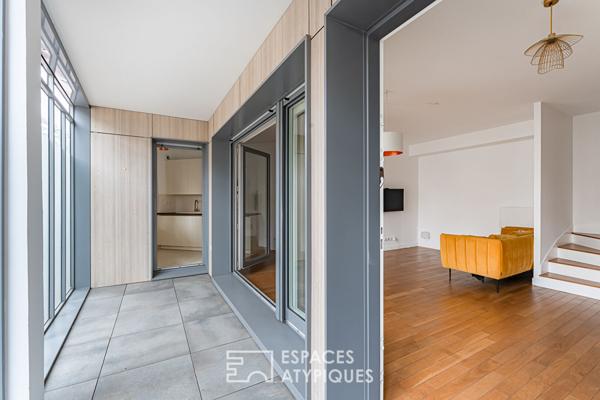 Duplex esprit maison avec loggia quartier Mairie d’Issy