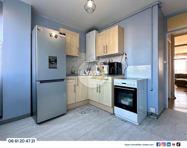 Chalon-sur-Saône (71100) Appartement T2 | 1 ch | 43m² | 1 balcon