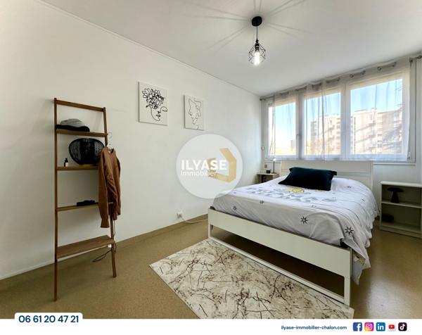 Chalon-sur-Saône (71100) Appartement T2 | 1 ch | 43m² | 1 balcon