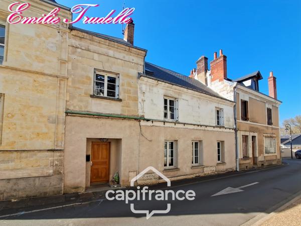 Maison à vendre 6 pièces LA CHARTRE SUR LE LOIR (72) Maison de caractère – cœur de ville – 181 m² – cour, dépendance et caves