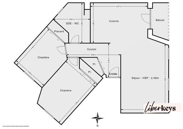Appartement 3 pièces 61,54 m² loué avec box – Rentabilité brute proche de 7 % – Villepinte Les Merisiers