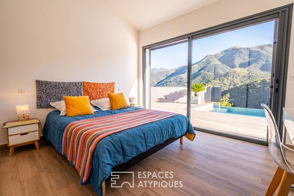 Villa contemporaine au coeur du Vallespir avec vue panoramique