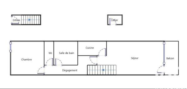 Appartement à vendre 2 pièces 35 m² Bagnères-de-Bigorre