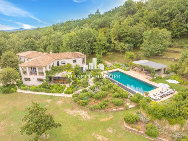 CHATEAUNEUF DE GRASSE - PROPRIETE D'EXEPTION - PISCINE ET VUE PANORAMIQUE