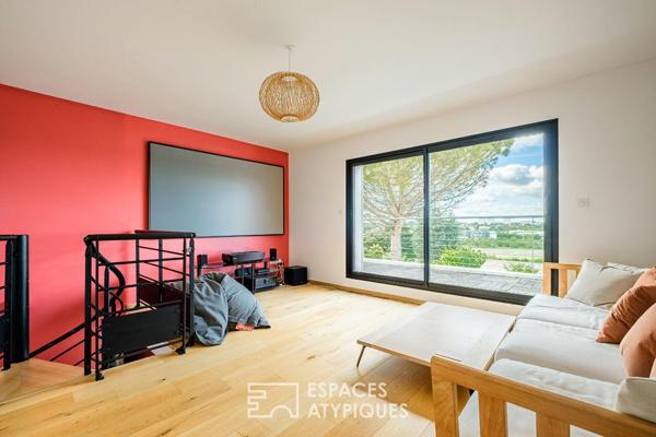 Villa contemporaine avec vue