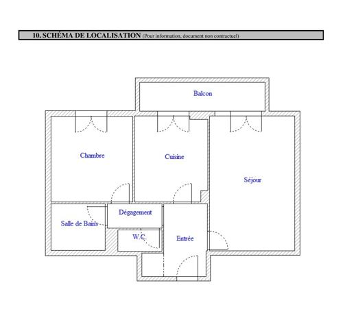 Location appartement 2 pièces 48,6 m² Tassin-la-Demi-Lune