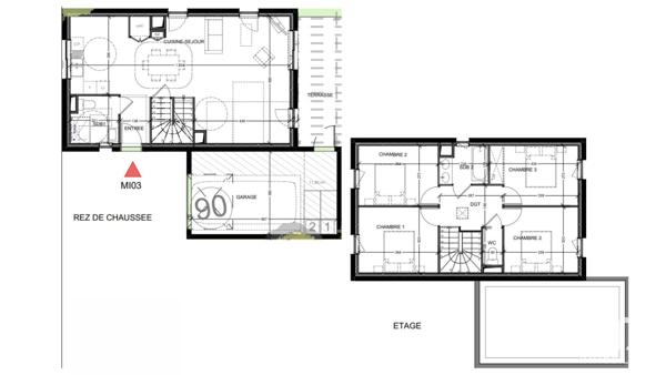 Maison (neuf) à vendre 5 pièces 104 m² Sourcieux-les-Mines