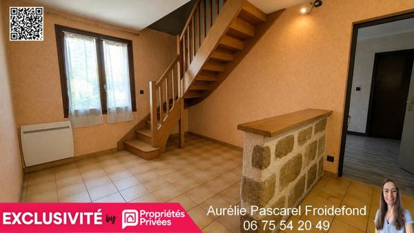 BRIVE : Grange en pierre, rénovée en Maison T4 d'env. 110m² - 3 chambres + Bureau - combles aménageables - GARAGE et Atelier - Terrain d'env. 2500m² et Terrasse couverte
