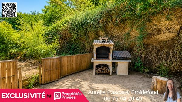 BRIVE : Grange en pierre, rénovée en Maison T4 d'env. 110m² - 3 chambres + Bureau - combles aménageables - GARAGE et Atelier - Terrain d'env. 2500m² et Terrasse couverte