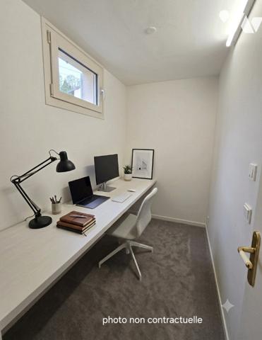 ANNECY PARMELAN-ALBIGNY, T3 de106 m² traversant, séjour avec cheminée, terrasse sud vue montagnes, 4