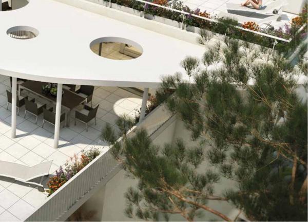 Appartement à vendre 4 pièces NARBONNE (11) T4 85,73m2 avec terrasse de 15,86m2 3 Faces 2 places de parking