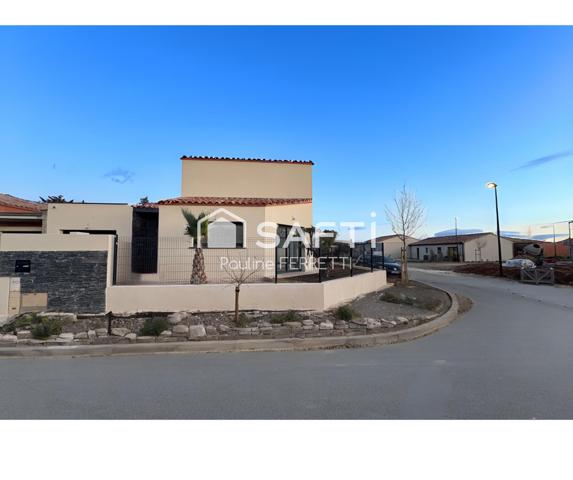 Villa contemporaine neuve T4-110m2 avec jardin, piscine et garage