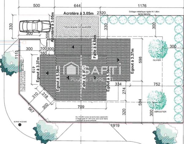 Villa contemporaine neuve T4-110m2 avec jardin, piscine et garage