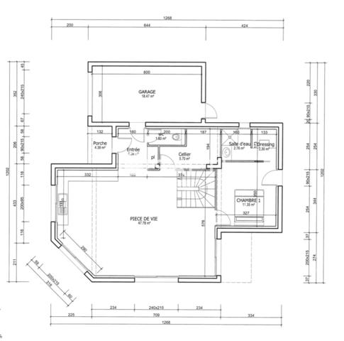Villa contemporaine neuve T4-110m2 avec jardin, piscine et garage