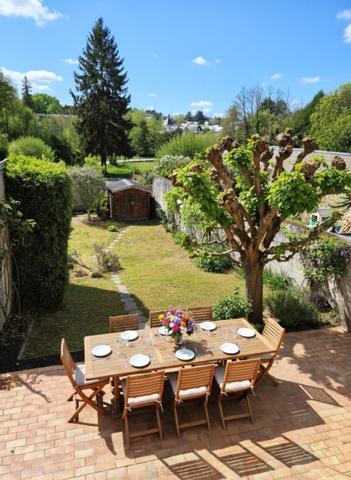 Maison de caractère 160 m² + gîte indépendant – Jardin, terrasse – Centre historique d’Amboise