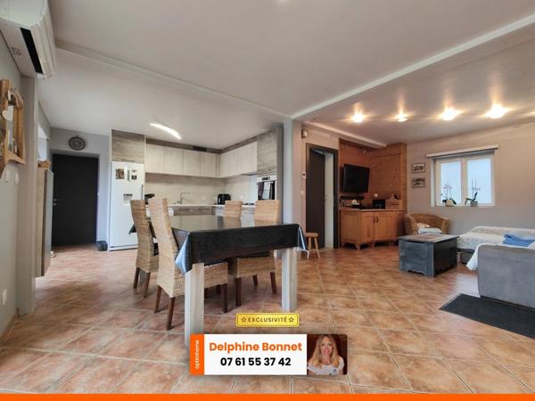 Centre village St Joseph de Rivière, très belle maison en pierre 110 m2 habitables avec terrain de 1 065 m2