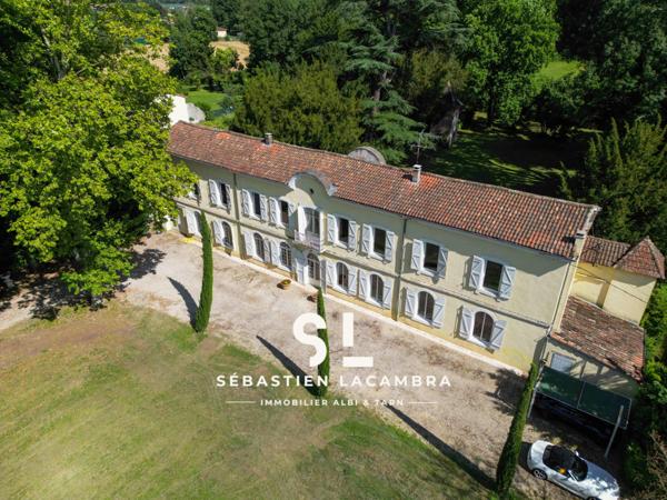 Rivières (81600) Demeure Historique 10 Pièces – Chartreuse XVIIe, Parc 2,9 ha, Terrasse 220 m², Piscine & Pigeonnier