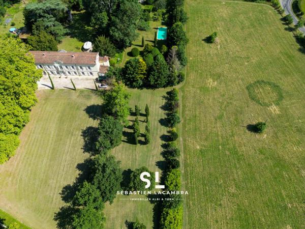 Rivières (81600) Demeure Historique 10 Pièces – Chartreuse XVIIe, Parc 2,9 ha, Terrasse 220 m², Piscine & Pigeonnier