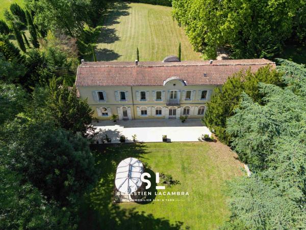 Rivières (81600) Demeure Historique 10 Pièces – Chartreuse XVIIe, Parc 2,9 ha, Terrasse 220 m², Piscine & Pigeonnier