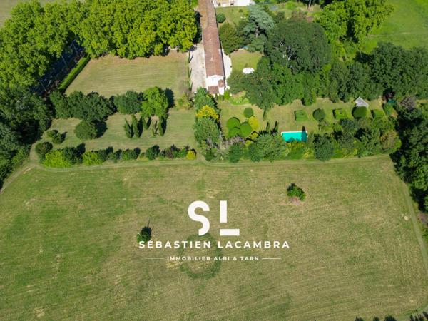 Rivières (81600) Demeure Historique 10 Pièces – Chartreuse XVIIe, Parc 2,9 ha, Terrasse 220 m², Piscine & Pigeonnier