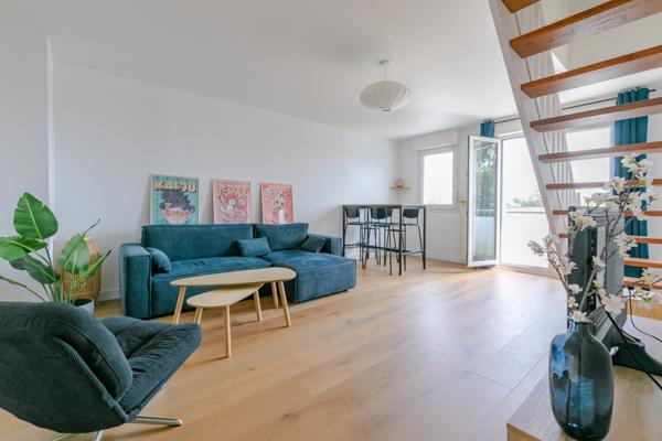 T3 de 72m² en duplex