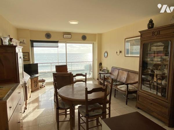 Appartement de type 3 Face Mer - Box fermé et cave.