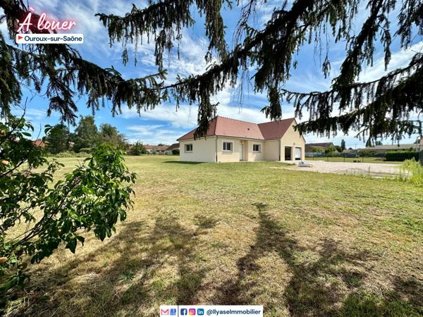 Ouroux-sur-Saône (71370) 6 PIÈCES 129 M² 4700 M² MAISON NEUVE | 3 CH + 1 BUREAU