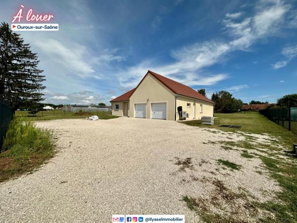 Ouroux-sur-Saône (71370) 6 PIÈCES 129 M² 4700 M² MAISON NEUVE | 3 CH + 1 BUREAU