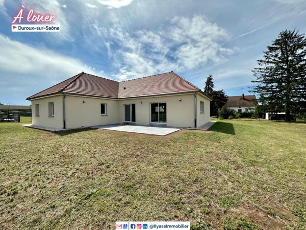 Ouroux-sur-Saône (71370) 6 PIÈCES 129 M² 4700 M² MAISON NEUVE | 3 CH + 1 BUREAU