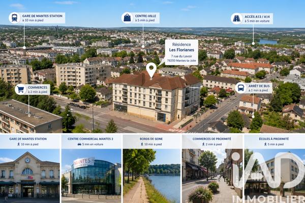Location appartement 2 pièces 45,4 m² Mantes-la-Jolie