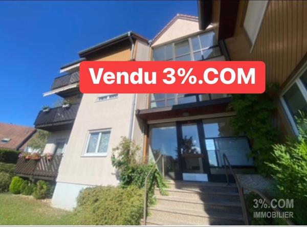 3%.COM Beau F3 avec balcon, garage et parking Brumath (67170)