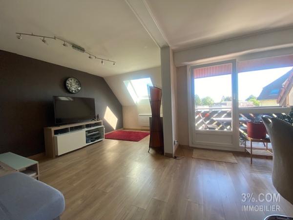 3%.COM Beau F3 avec balcon, garage et parking Brumath (67170)